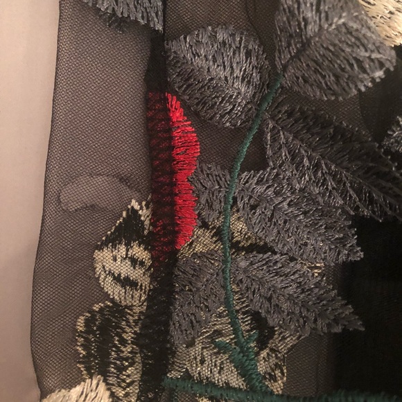 WOW Couture Embroidered Mesh Dress - Picture 4 of 8